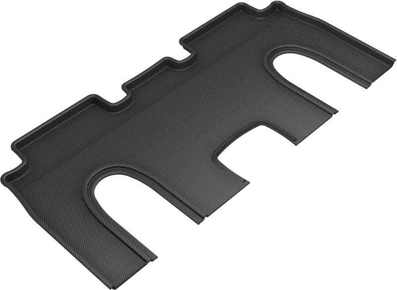 Tesla Model X Floor Mats - Rear - 3D MAXpider - Kagu - Black - `16-`18 Tesla Model X Floor Mats - Rear - 3D MAXpider - Kagu - Black - `16-`18